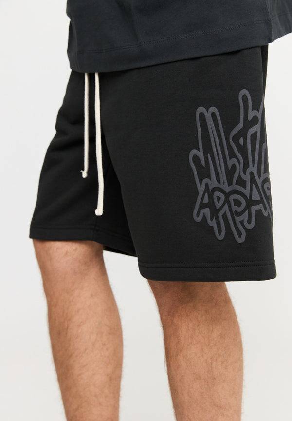 Multiply Spparel Shorts ANXIETY Black Soda Washed Hotsell