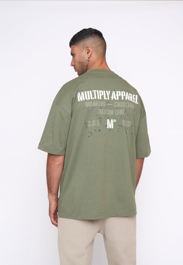 Multiply Spparel Oversize T-Shirt DRILL Four Leaf Clover Blitzverkäufe