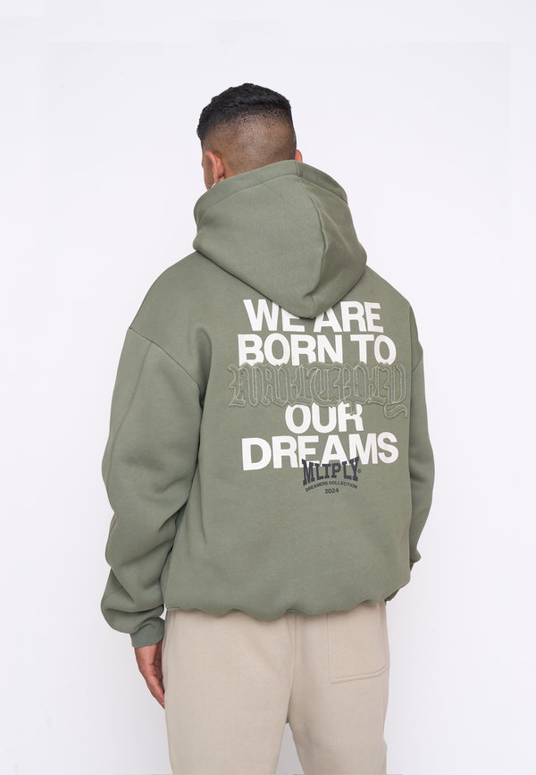 Multiply Spparel Oversize Zip Hoodie DEFENSE Four Leaf Clover Limitierter Zeitrabatt