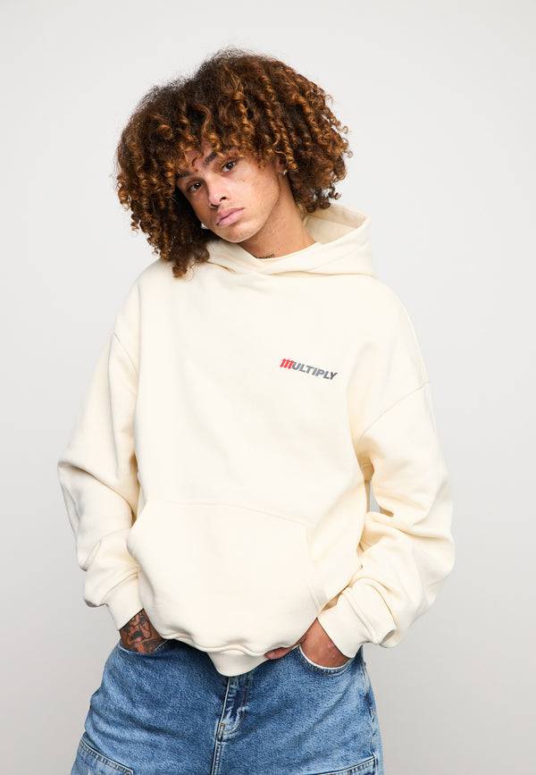 Multiply Spparel Oversize Hoodie ACCUSED Egret Rabatt