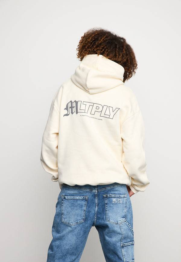 Multiply Spparel Oversize Hoodie COURT Egret Großer Ausverkauf