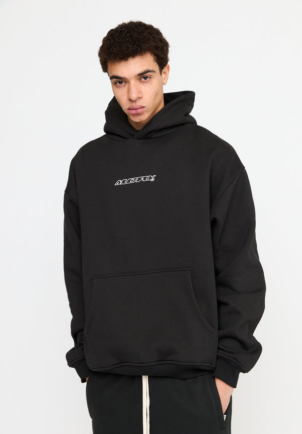 Multiply Spparel Oversize Hoodie DIVORCE Black Soda Washed Online Shopping