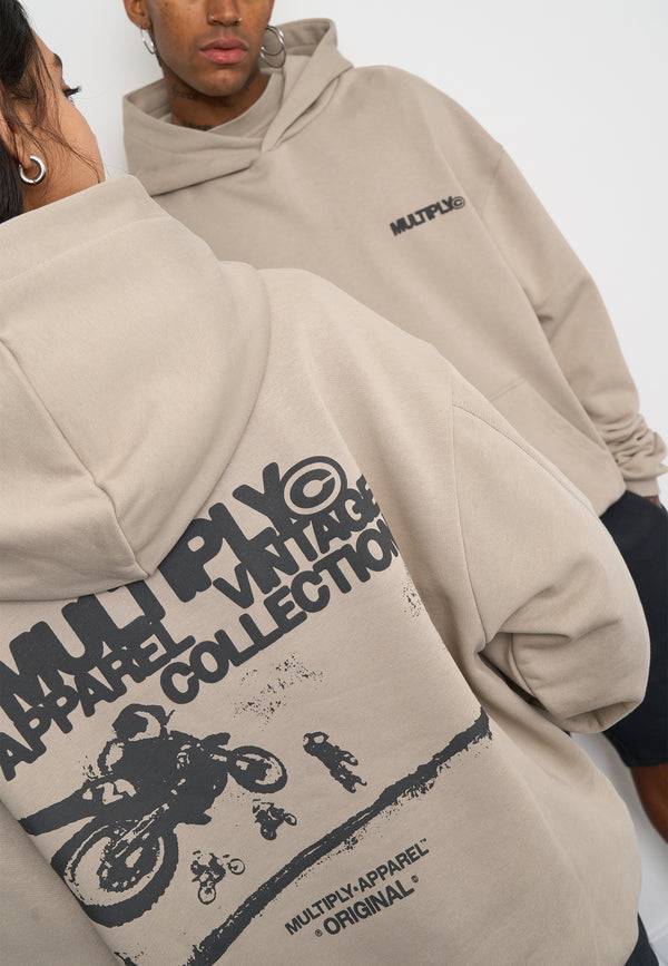 Multiply Spparel Oversize Hoodie DUST Vintage Khaki Exklusivangebot