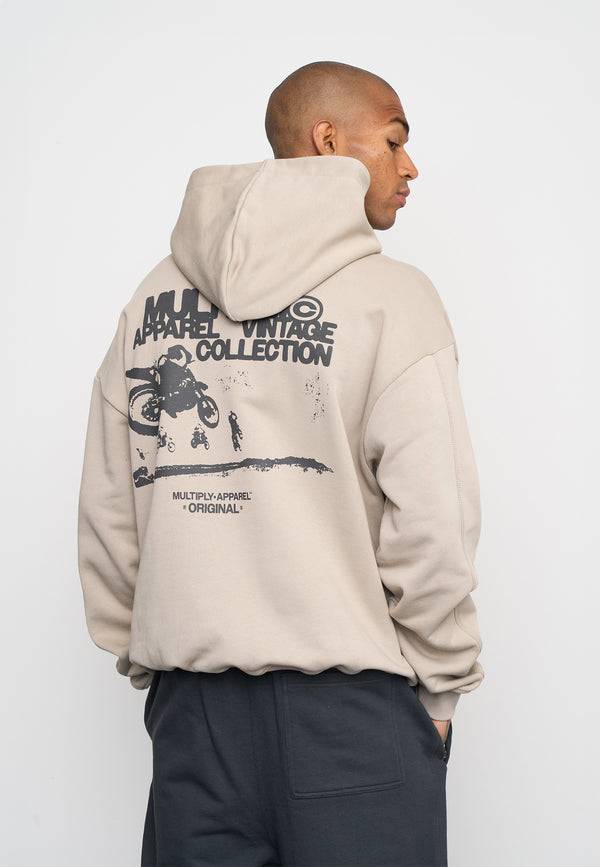 Multiply Spparel Oversize Hoodie DUST Vintage Khaki Exklusivangebot