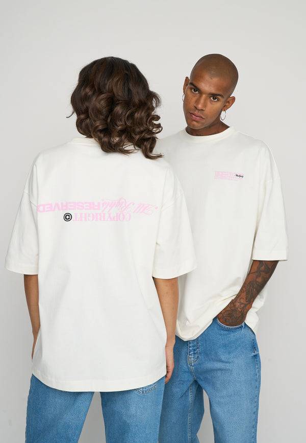 Multiply Spparel Oversize T-Shirt RESERVED Snow White Online Outlet