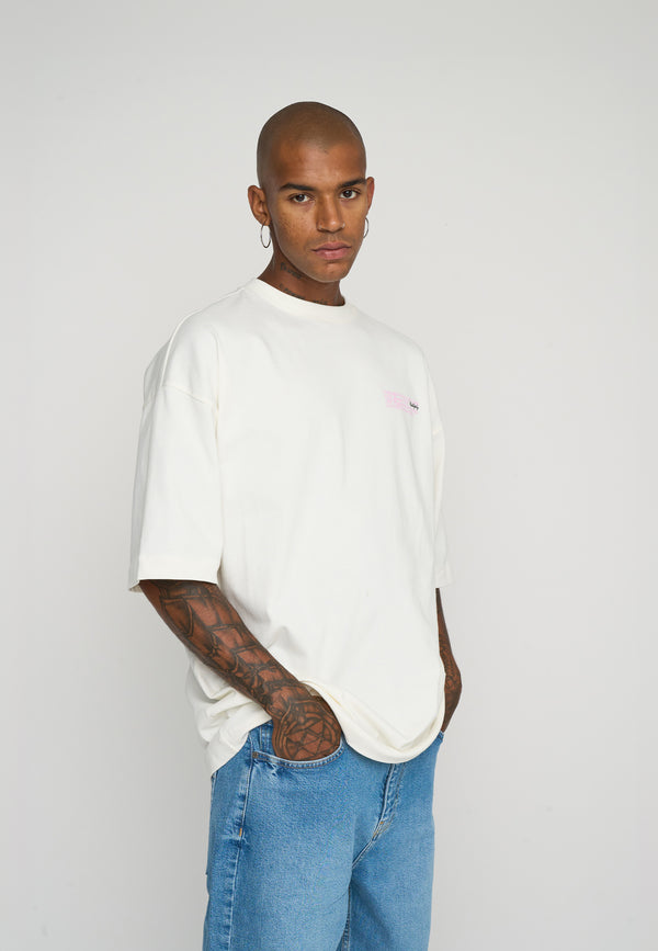 Multiply Spparel Oversize T-Shirt RESERVED Snow White Online Outlet