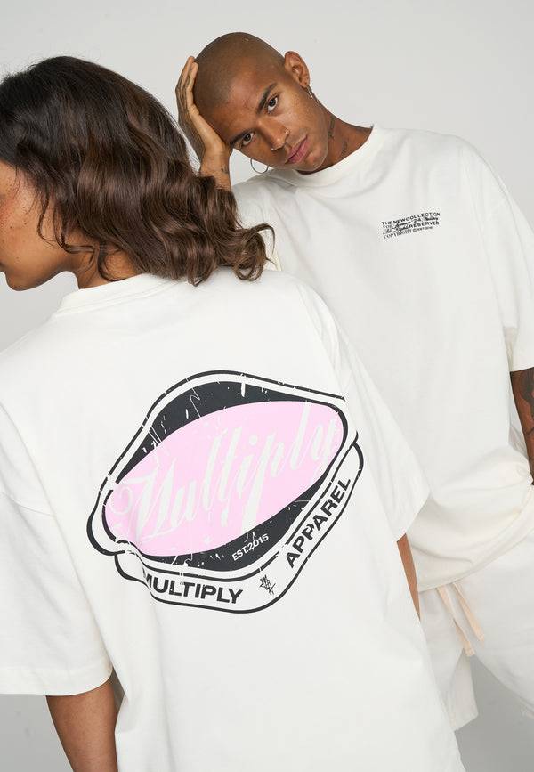 Multiply Spparel Oversize T-Shirt CREW Snow White Exklusive Angebote