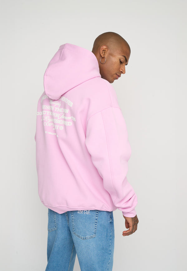 Multiply Spparel Oversize Zip Hoodie OTHER DAYS Pink Lavender Große Rabatte