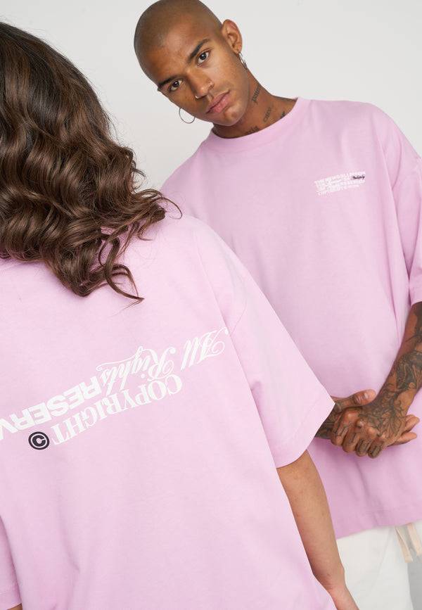Multiply Spparel Oversize T-Shirt RESERVED Pink Lavender Neuheiten
