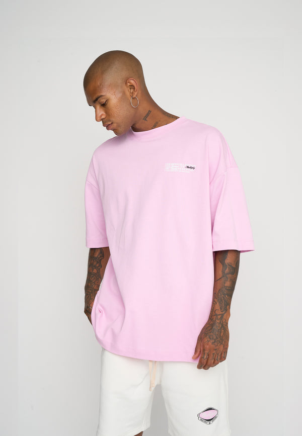Multiply Spparel Oversize T-Shirt RESERVED Pink Lavender Neuheiten