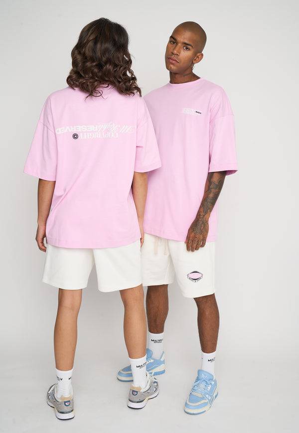 Multiply Spparel Oversize T-Shirt RESERVED Pink Lavender Neuheiten