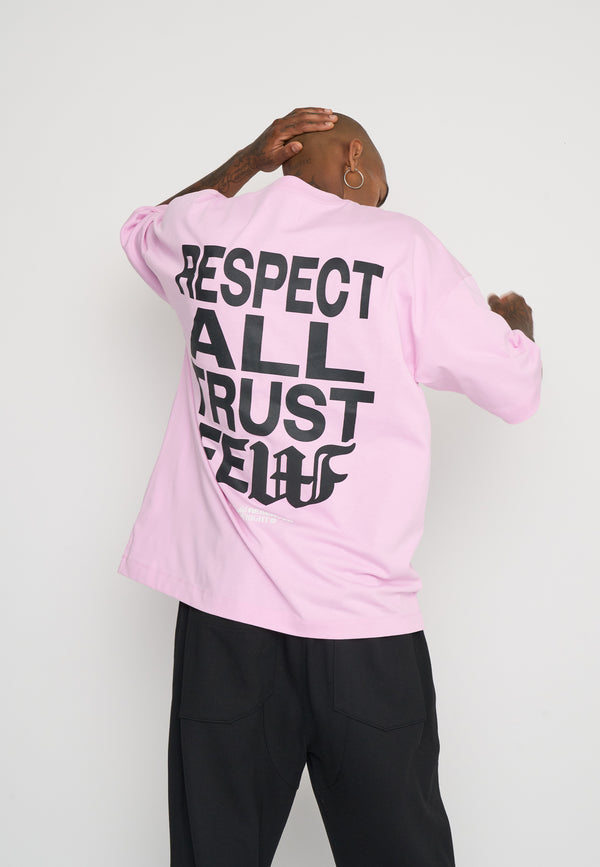 Multiply Spparel Oversize T-Shirt RESPECT Pink Lavender Saisonale Angebote