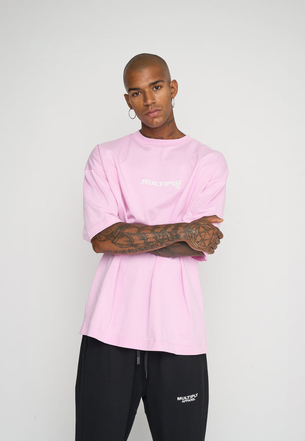 Multiply Spparel Oversize T-Shirt RESPECT Pink Lavender Saisonale Angebote