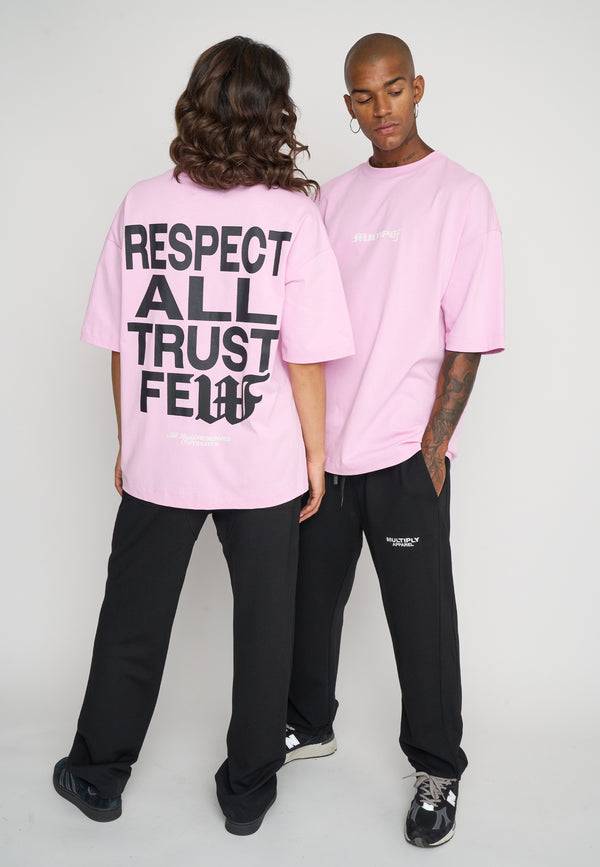 Multiply Spparel Oversize T-Shirt RESPECT Pink Lavender Saisonale Angebote