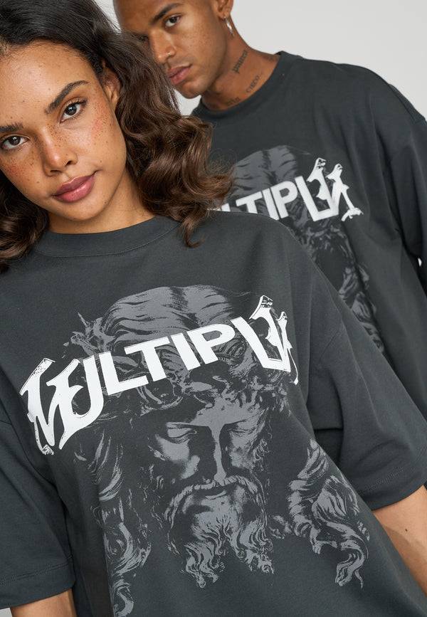 Multiply Spparel Oversize T-Shirt SACRED Black Soda Räumungsverkauf