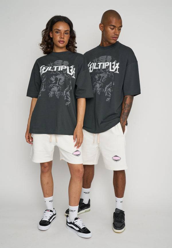 Multiply Spparel Oversize T-Shirt SACRED Black Soda Räumungsverkauf