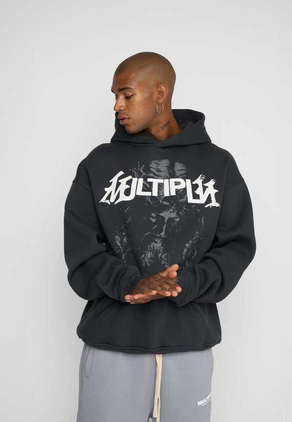Multiply Spparel Oversize Hoodie SACRED Black Soda Tägliche Deals