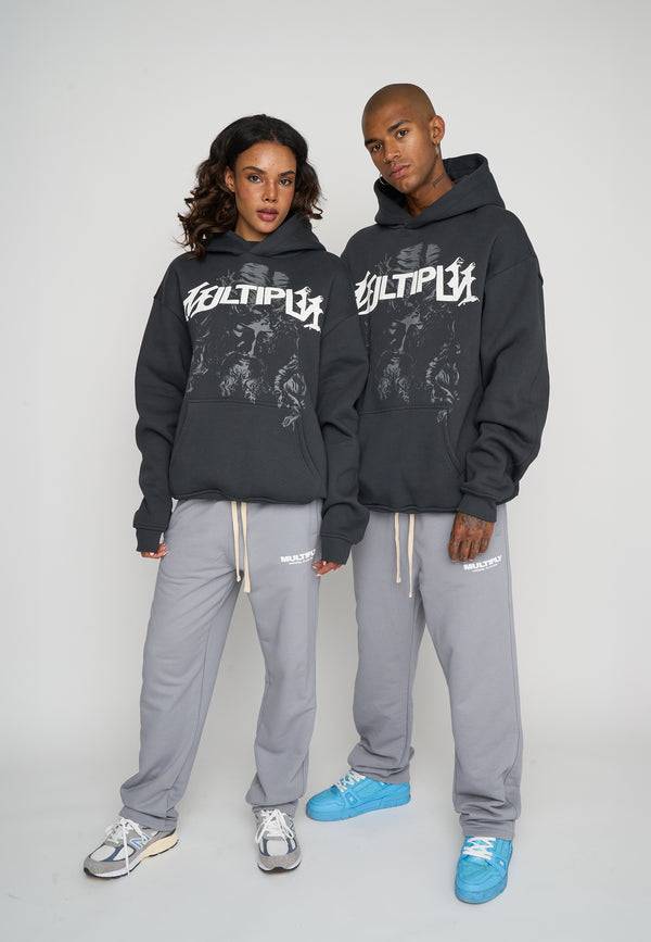 Multiply Spparel Oversize Hoodie SACRED Black Soda Tägliche Deals