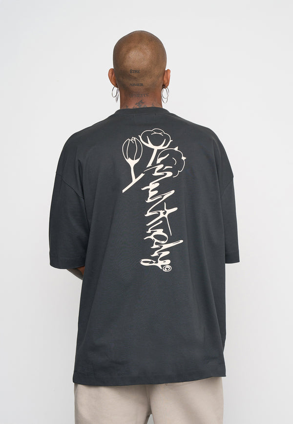 Multiply Spparel Oversize T-Shirt ROOTS Black Soda Washed VIP-Rabatte