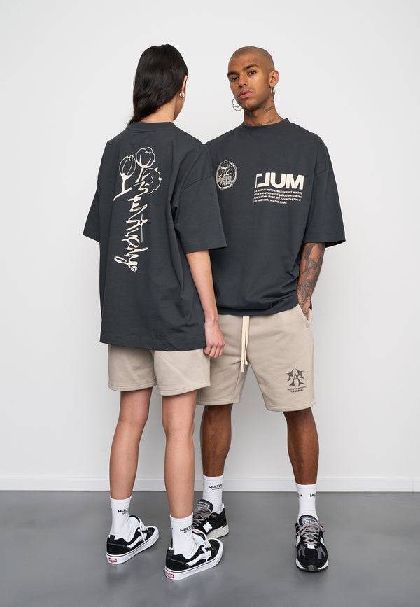 Multiply Spparel Oversize T-Shirt ROOTS Black Soda Washed VIP-Rabatte