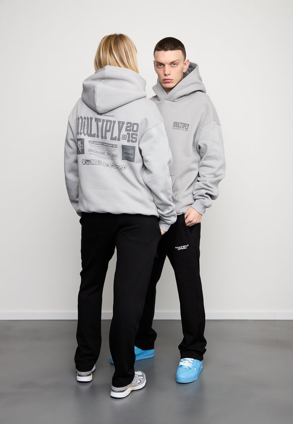 Multiply Spparel Oversize Hoodie WRONGLY Ultimate Grey Kostenlose Rückgabe