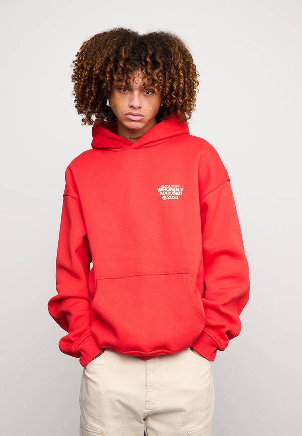 Multiply Spparel Oversize Hoodie JUDGMENT Flame Scarlet JETZT KAUFEN