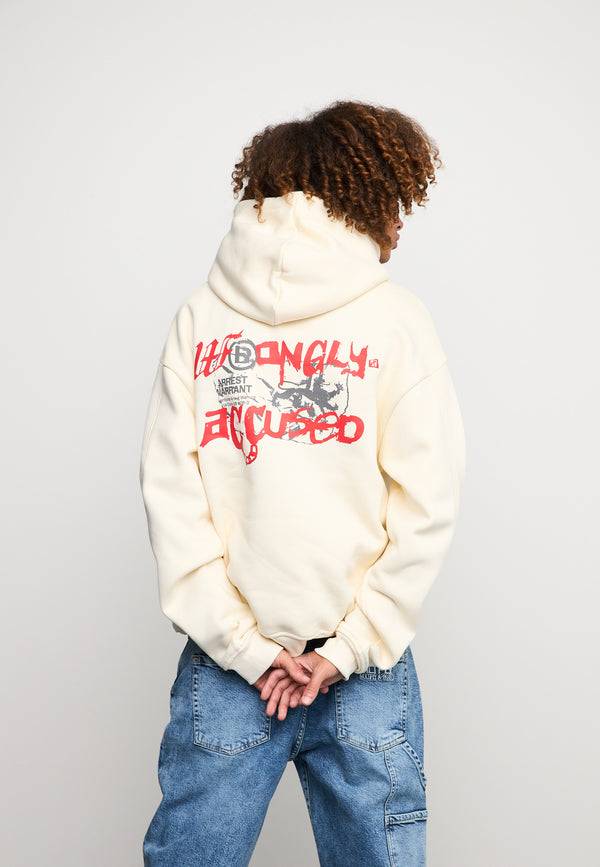 Multiply Spparel Oversize Hoodie INNOCENCE Egret Zeitbegrenzte Promotion