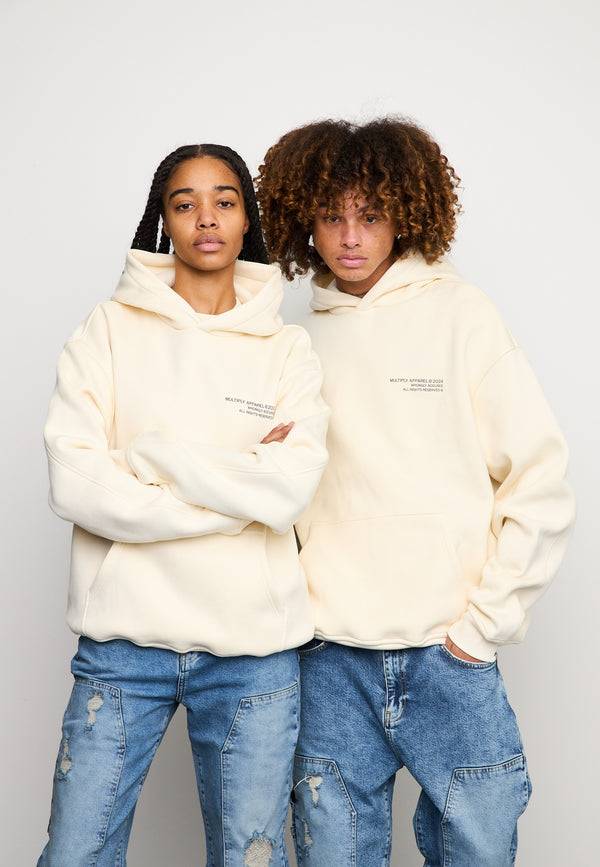 Multiply Spparel Oversize Hoodie INNOCENCE Egret Zeitbegrenzte Promotion