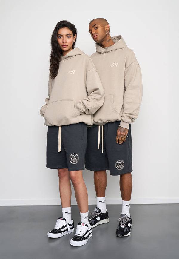 Multiply Spparel Oversize Hoodie NIGHT VISION Vintage Khaki Super Rabatt