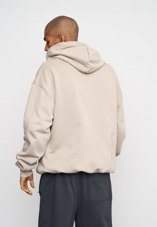 Multiply Spparel Oversize Zip Hoodie ANTIQUE Vintage Khaki Riesige Rabatte