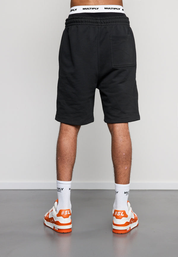 Multiply Spparel Shorts CONVICT Black Soda Washed Schlussverkauf
