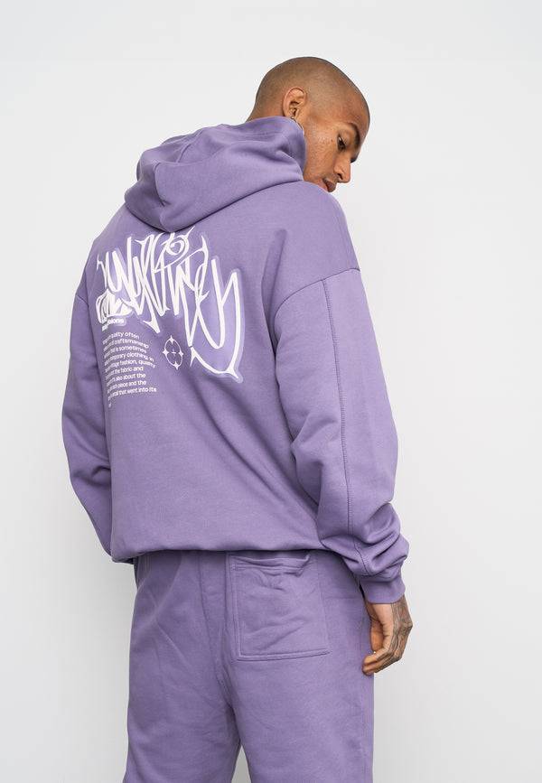 Multiply Spparel Oversize Zip Hoodie VISIONARY Cadet Preisnachlass