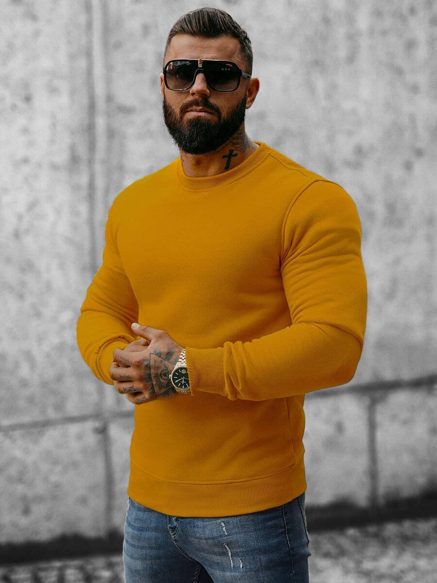 Ozonee Herren Trainingsanzug Camel OZONEE 07 Begrenzte Freigabe