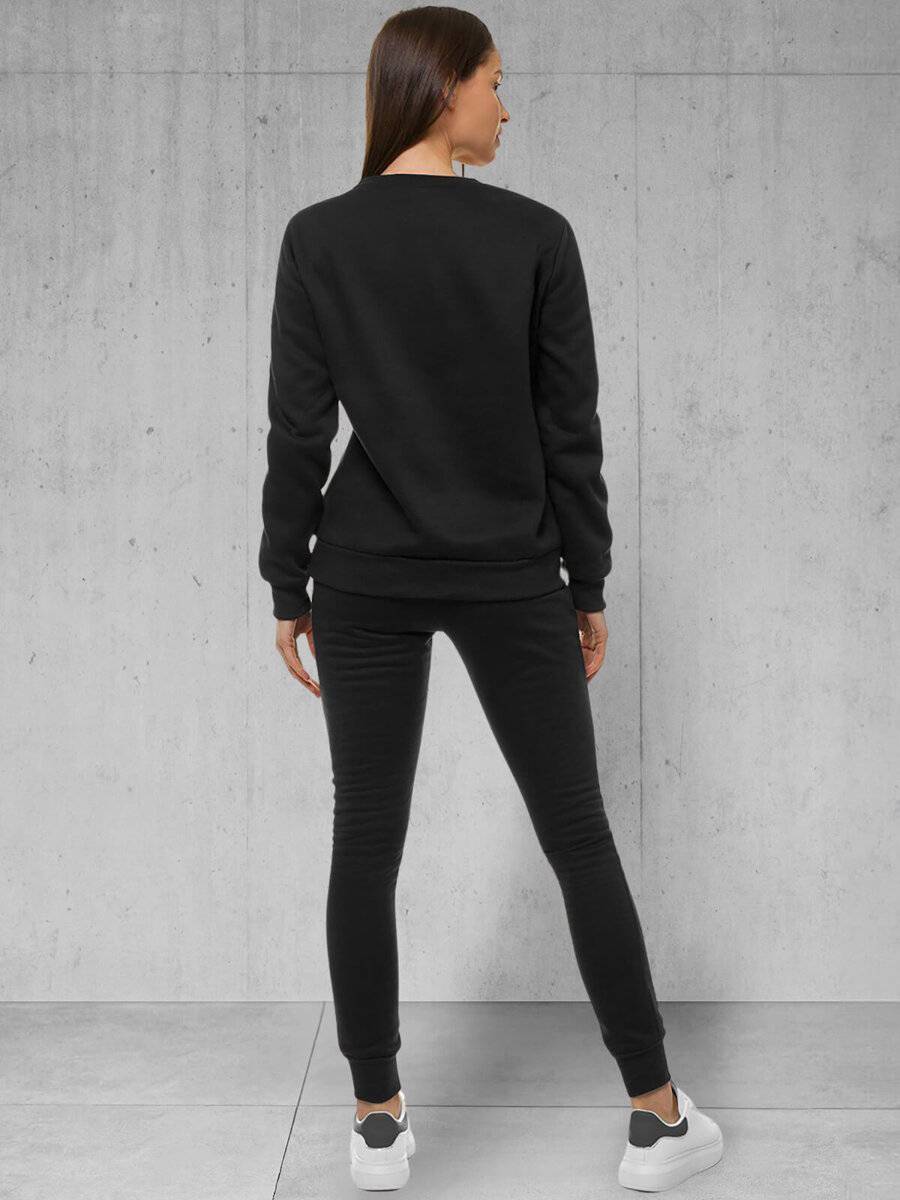 Ozonee Damen Trainingsanzug Schwarz OZONEE 39 Bis zu 55% Rabatt