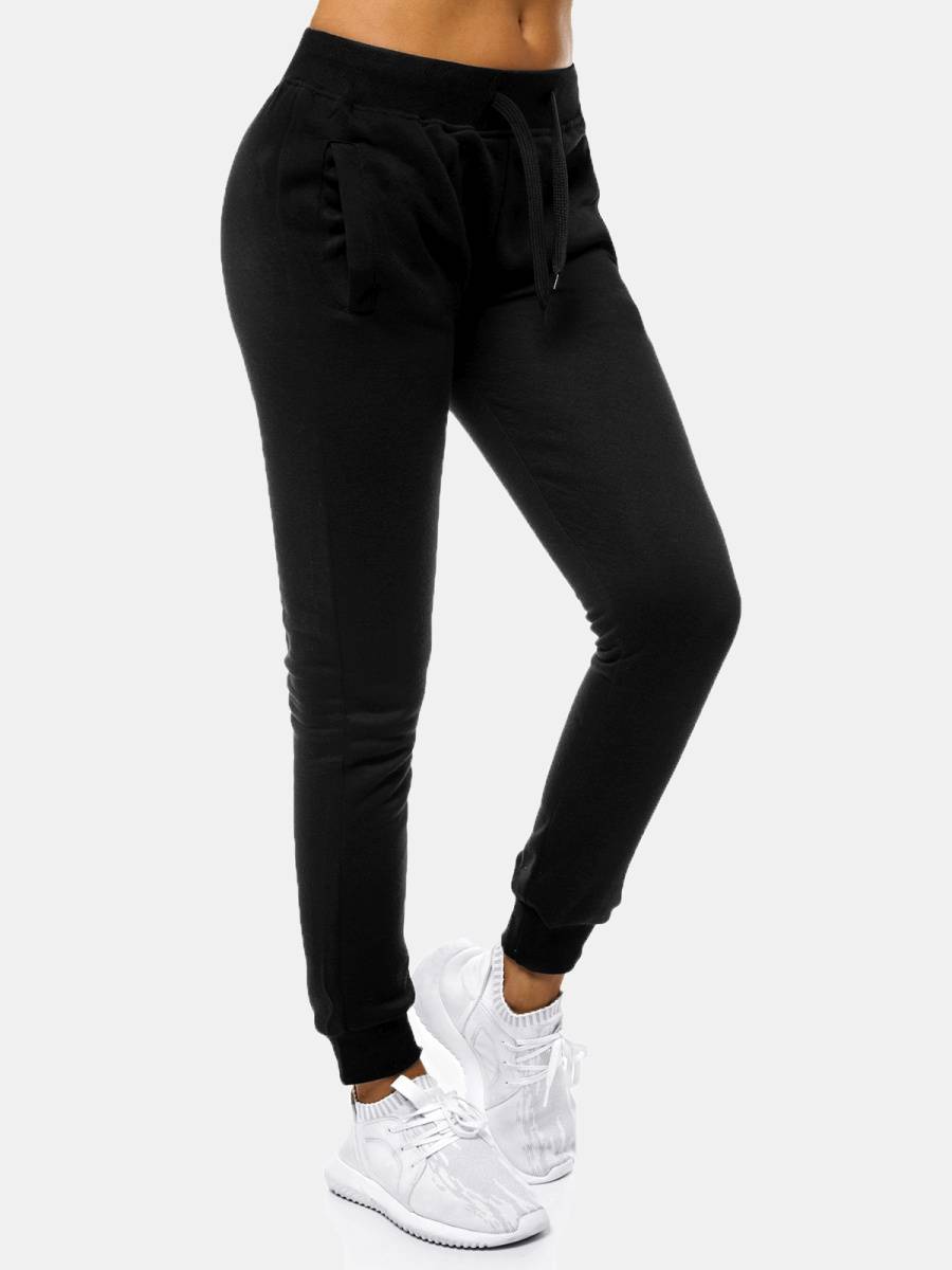 Ozonee Damen Trainingsanzug Schwarz OZONEE 39 Bis zu 55% Rabatt