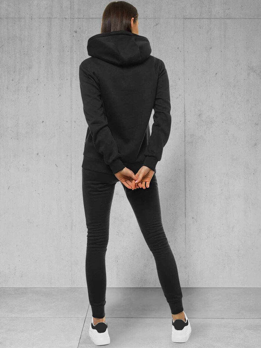 Ozonee Damen Trainingsanzug Schwarz OZONEE 33 Nur noch ein Tag übrig