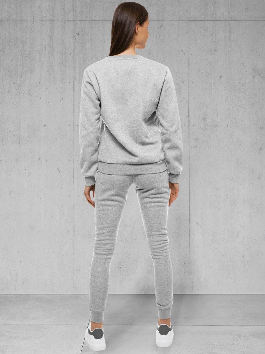 Ozonee Damen Trainingsanzug Grau OZONEE 20 Kostenloser Versand international
