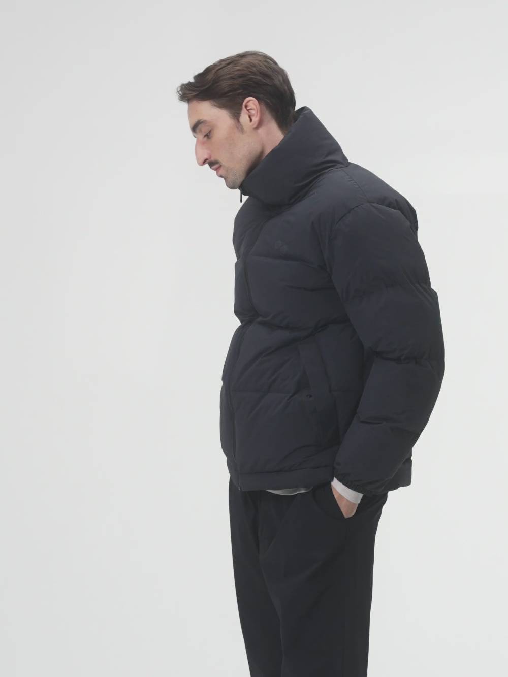 Pinqponq Puffer Jacket - Peat Black (Unisex) Sonderangebote