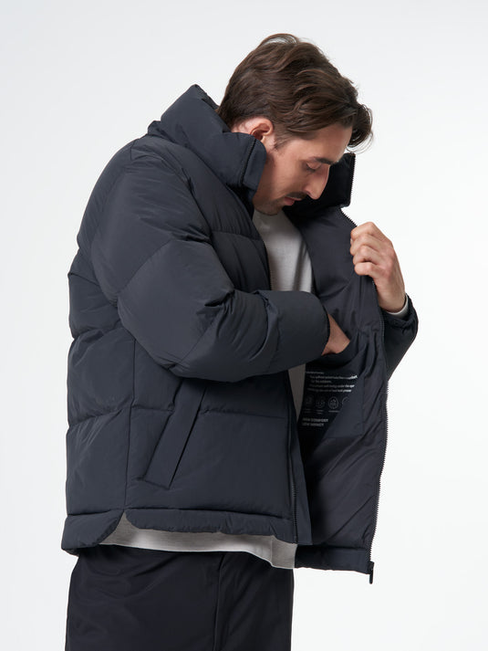 Pinqponq Puffer Jacket - Peat Black (Unisex) Sonderangebote