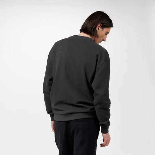 Pinqponq Sweatshirt - Peat Black (Unisex) Super Sparpreis