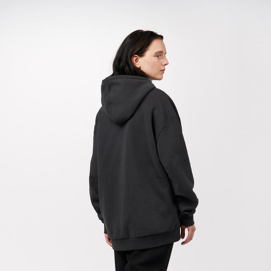 Pinqponq Hoodie - Peat Black (Unisex) Wochenangebot