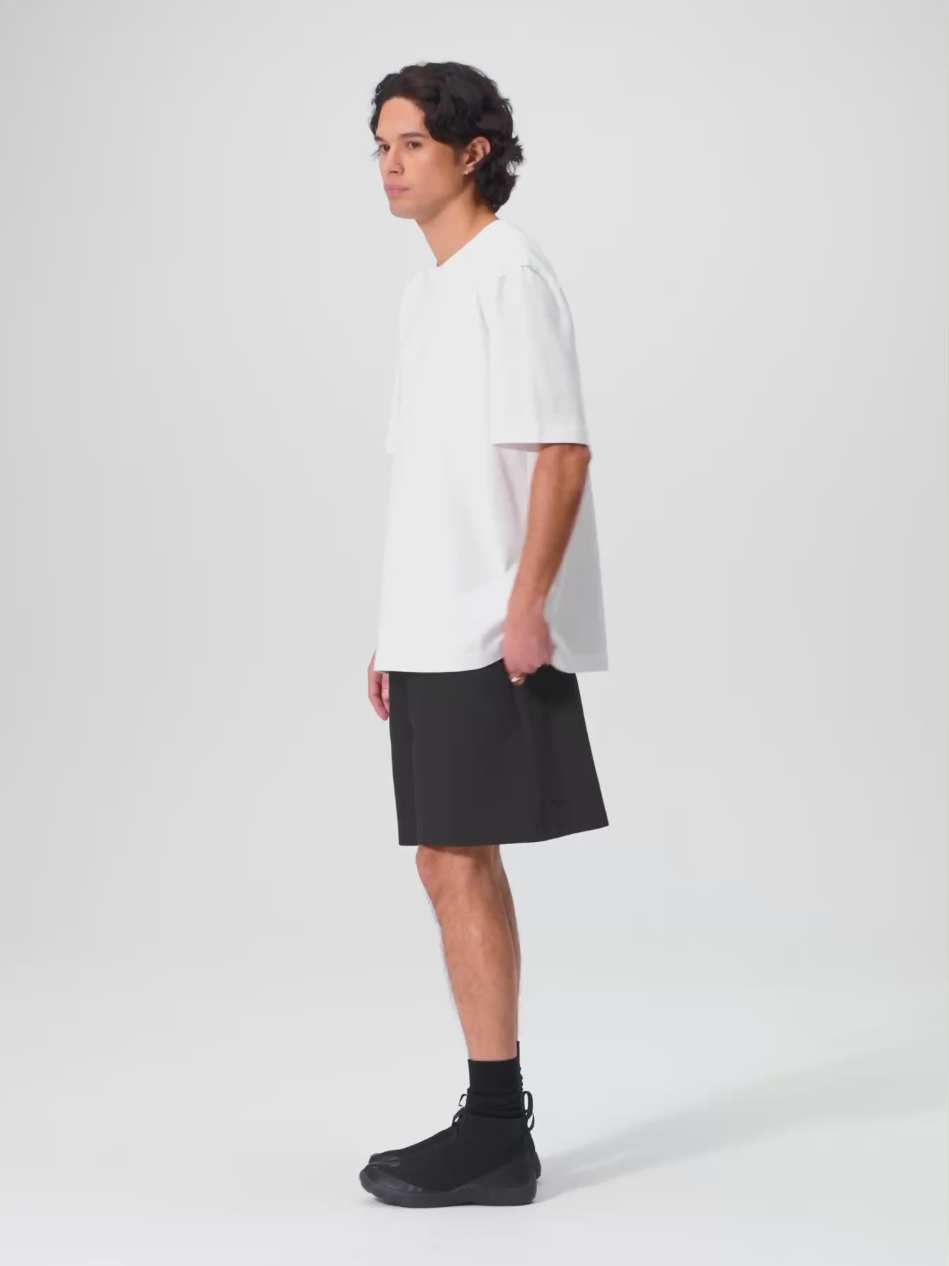 Pinqponq Active Shorts - Peat Black (Unisex) Begrenzte Freigabe