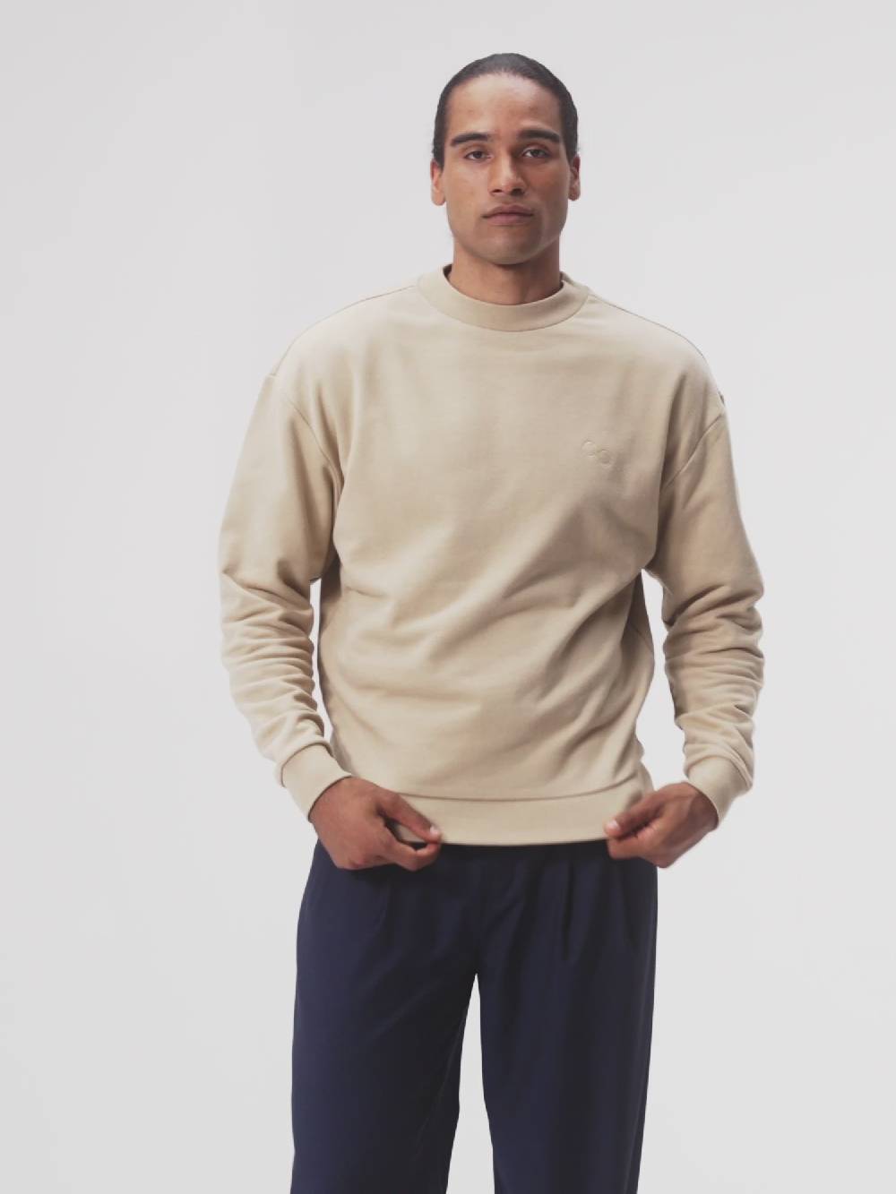 Pinqponq Sweatshirt - Caramel Khaki (Unisex) Neueste Stile