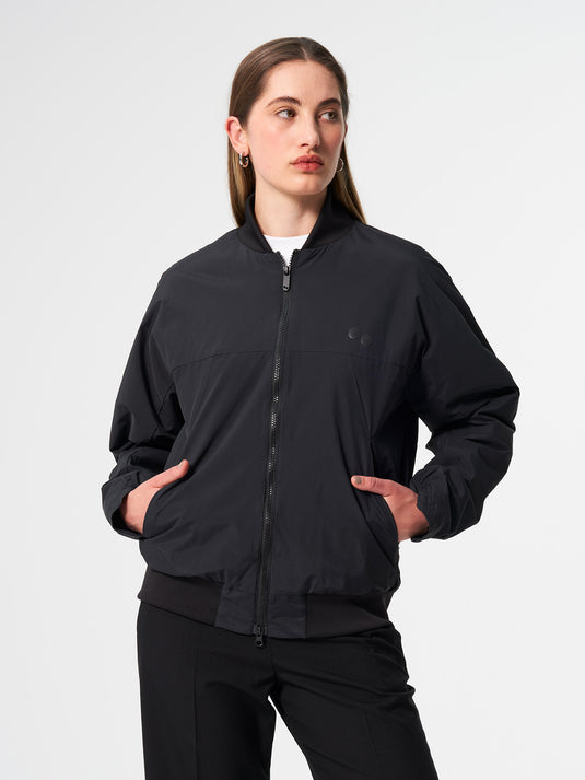 Pinqponq Light Bomber Jacket - Peat Black (Unisex) Bis zu 65% Rabatt