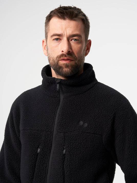 Pinqponq Fleece Jacket - Peat Black (Male) Outlet