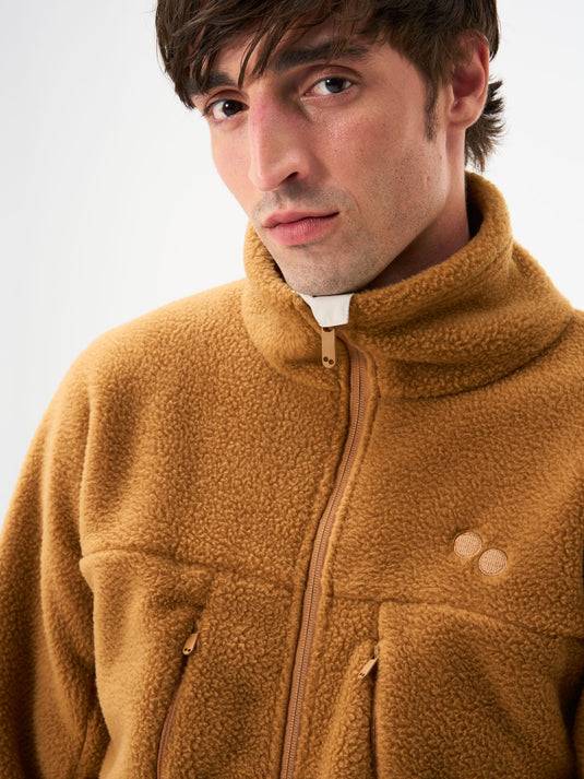 Pinqponq Fleece Jacket - Ginger Biscuit (Male) Auslauf