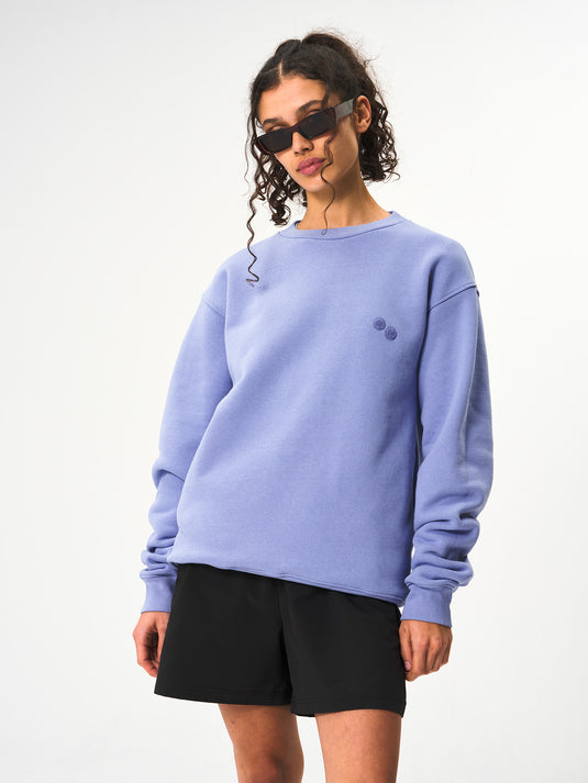 Pinqponq Sweatshirt Cotton - Pool Blue (Unisex) Schlussverkauf