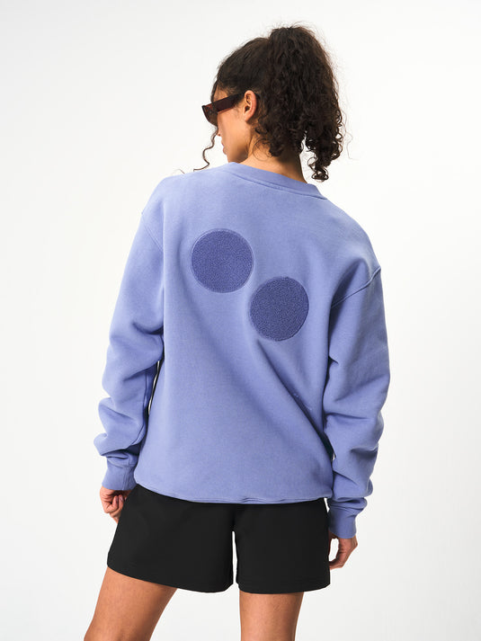 Pinqponq Sweatshirt Cotton - Pool Blue (Unisex) Schlussverkauf