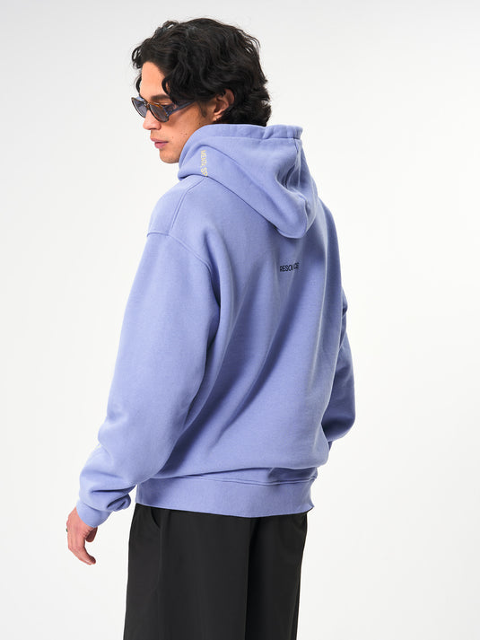 Pinqponq Hoodie Cotton - Pool Blue (Unisex) Kostenloser Versand