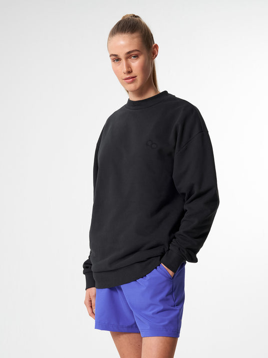 Pinqponq Sweatshirt - Circles Peat Black (Unisex) Fabrikpreis